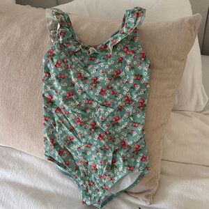 Mini Boden Floral Swimsuit
